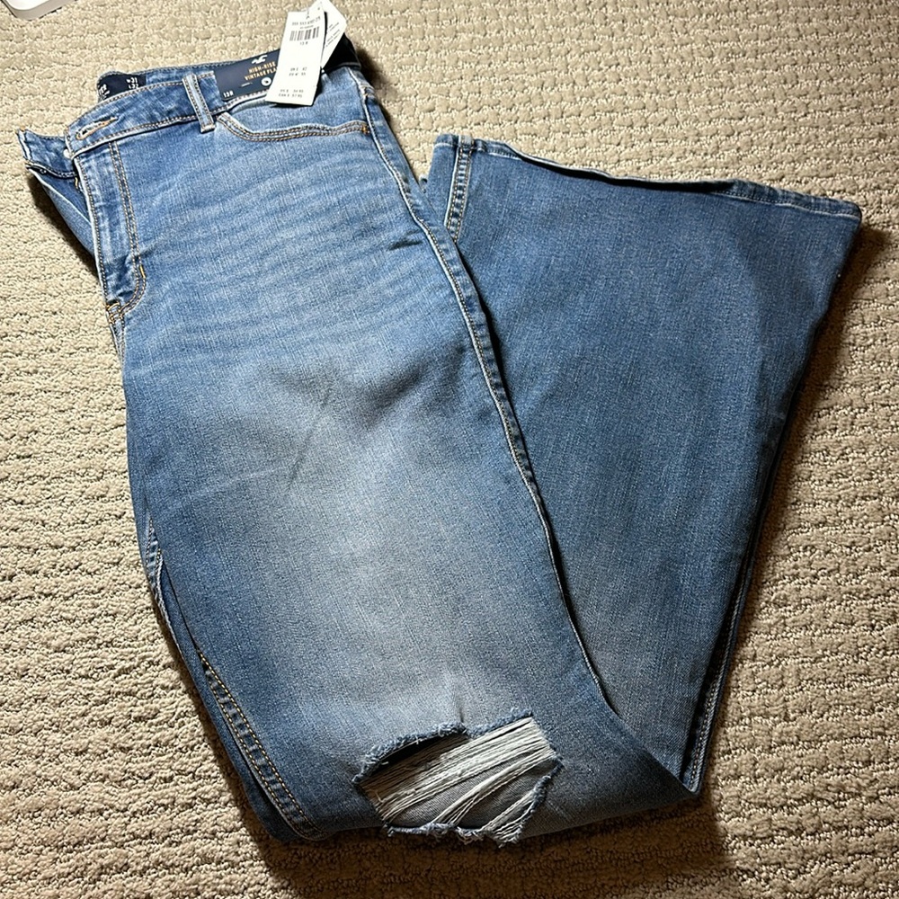 nwt hollister flare jeans